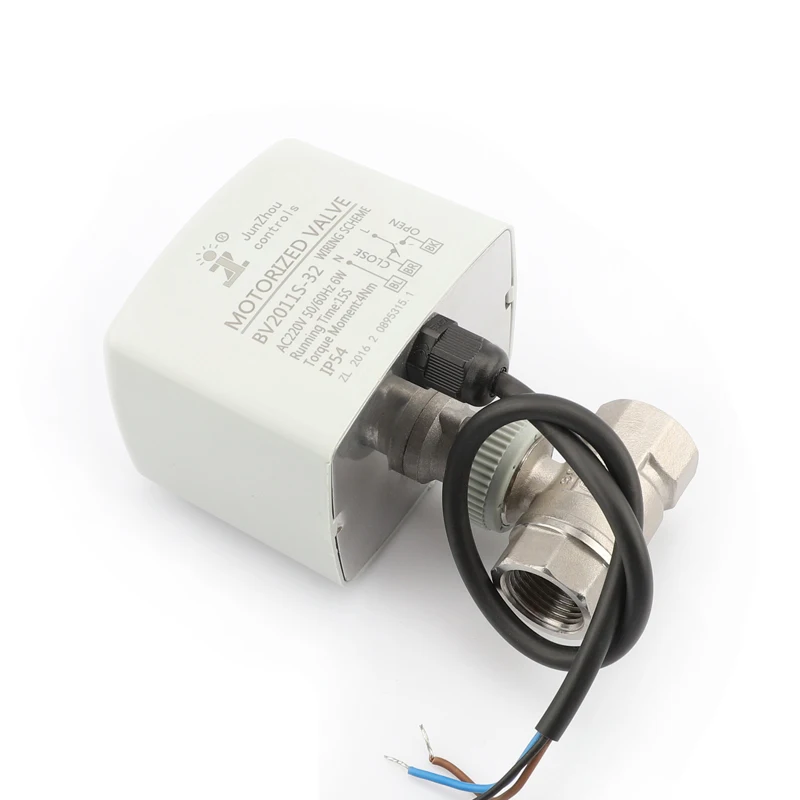 Электрический привод управления проводом AC24V AC110V AC220V DN15 двусторонний 304 шаровой клапан из нержавеющей стали Угловые Клапаны низкого давления воды