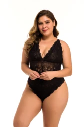 Hot-Transparent Japanese Mature Women Corset Bodysuit Teddy Plus Size All Lace Sexy Femme England Hot Sexy Girl Photo Lingerie