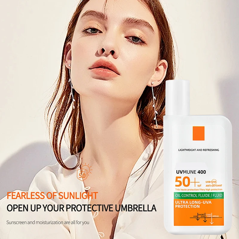 Wholesale 50ml sunblock uva uvb high protection refreshing sun screen cream spf 50 pa++++ sunscreen
