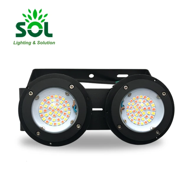 Hydroponic Red/White 80W Epistar Aluminum Cob LED Grow Light Full Spectrum