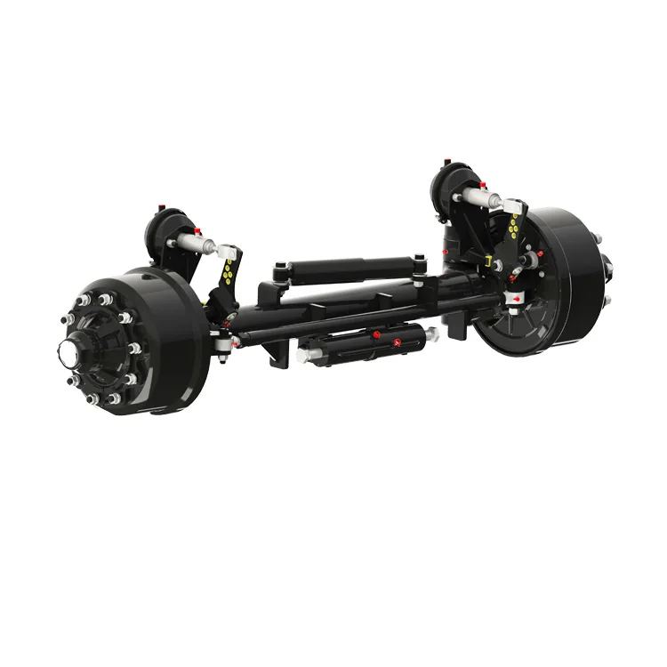 Premium Square 120mm Steered Axle 9Ton 10Ton 11Ton Steering Wheel for Agricultural Trailers