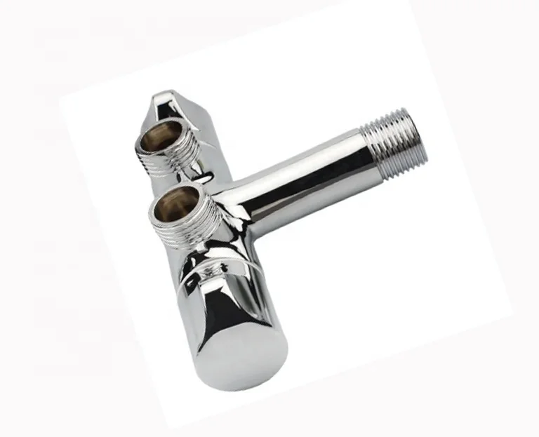 Double function outlet and 2 handles switch toilet faucet bathroom  Angle valve BJ34001