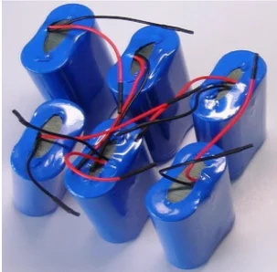 OEM rechargeable lifepo4 small battery 9.6V 1500mAh 18650 light weight emergency light battery pack