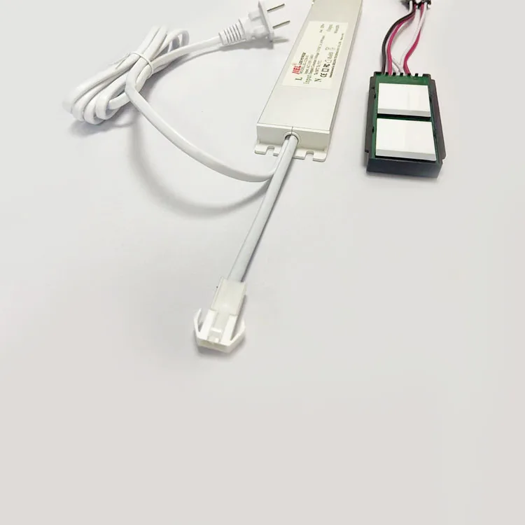 Dual key touch sensor switch with LED control and defogger control for LED mirror/bathroom mirror touch