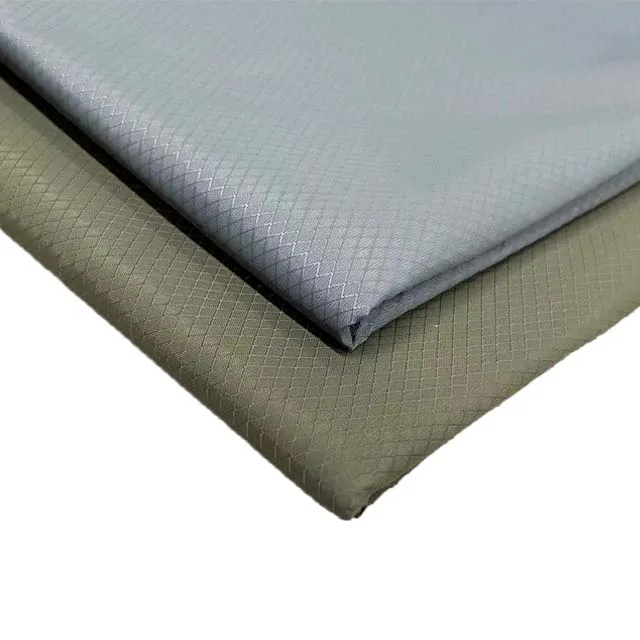 100% нейлоновая тафта 40D Водонепроницаемая пухонепроницаемая нейлоновая Алмазная ткань