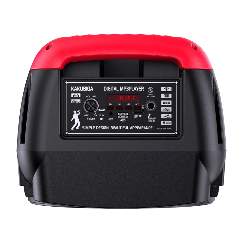 kakusiga&jokade  portable  convenient wireless outdoor Bt speaker party home KTV  audio stand speakers with Microphone