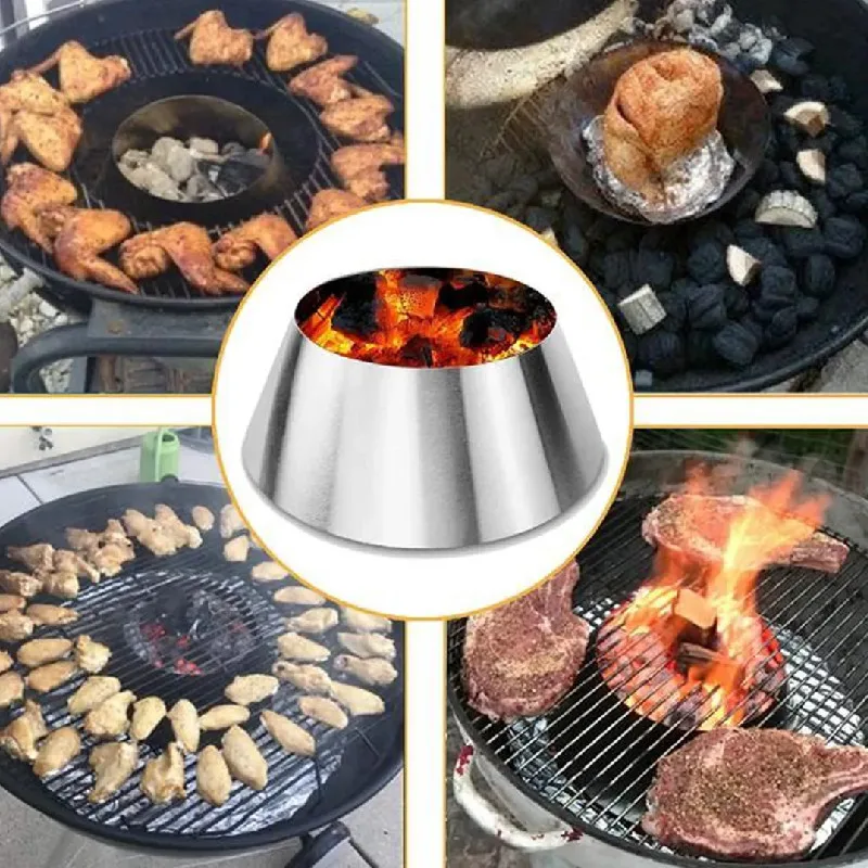 12inch BBQ Vortex designed for kettle BBQ 8 inch BBQ Whirlpool Kettle Charcoal Grill Accessories