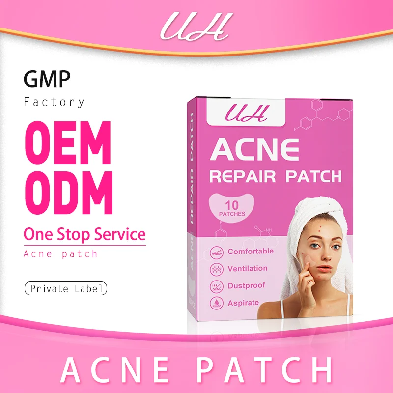 Cosmetics Vegan Hydrocolloid Spot Stickers Acne Patch Custom Logo Private Label Acne Patch