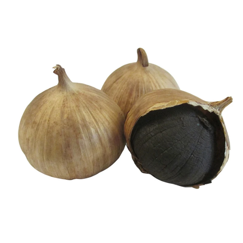 Premium natural fermented black garlic Single head black garlic Chinese black garlic