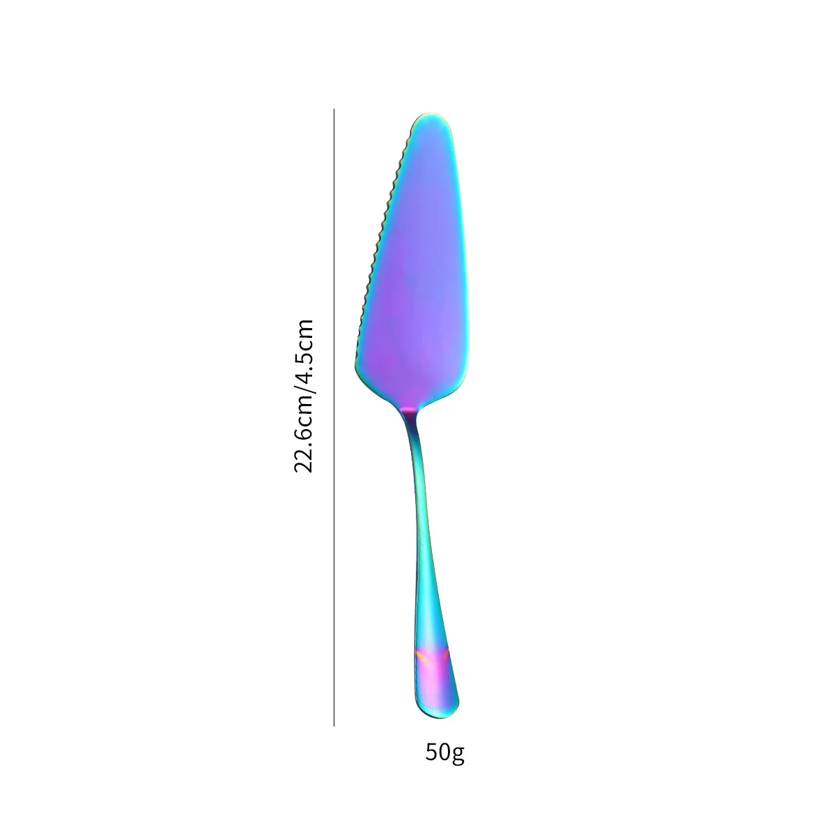 New Arrival Kitchen Stainless Steel Serrated Edge Cake Server Blade Cutter Baking Pastry Spatulas Pie Pizza Server Cake Cutter