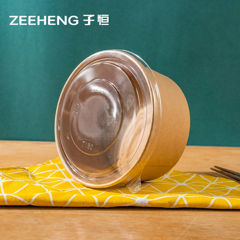 Manufacturer directly sale paper boxes kraft bowl 1100ml paper boxes to go