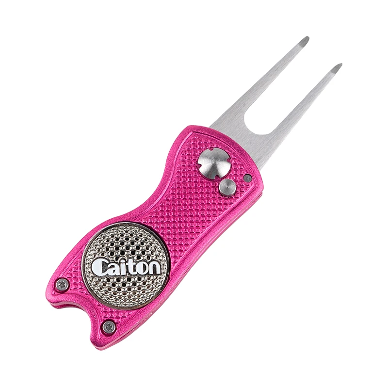 Caiton golf divot tool custom pitch repair tool retractable golf divot tool golf accessories