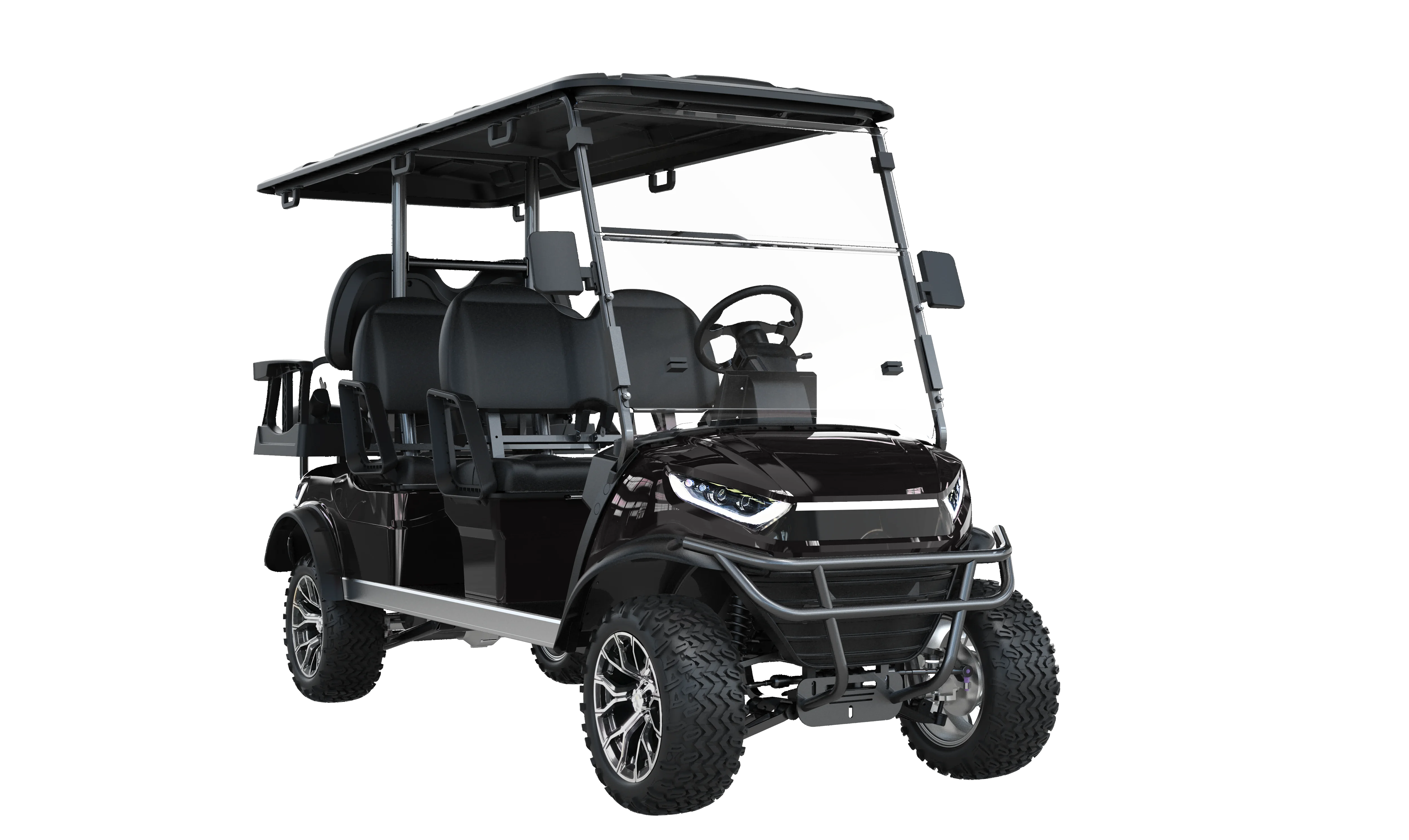 Chinese Cheap Cengo NL-JZ4+2.G 4+2 Passengers Lifted Electric Golf Cart for Golf Club and Hotel