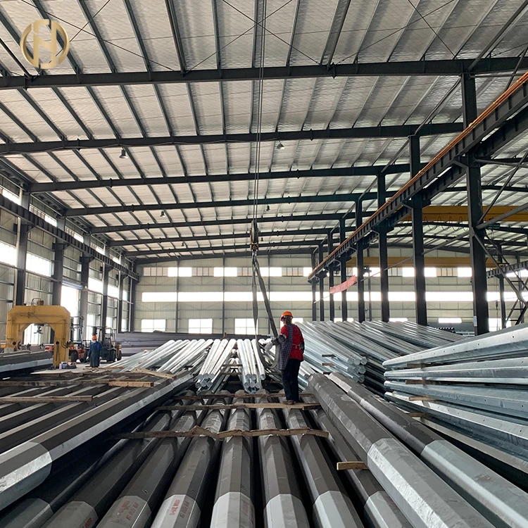 High Quality Galvanized Gsm Antenna Communication Monopole Tower