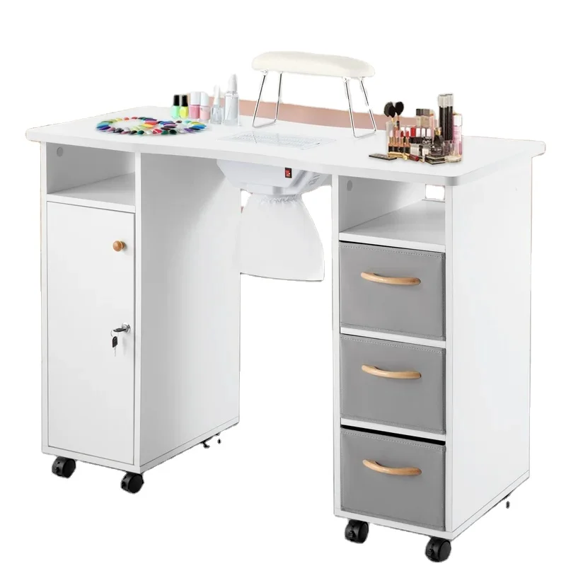 Board Manicure Nail Table Made Manicure Salon Furniture Metal Chinese Carton Wood Modern Salon Furniture Set Equipment Beauty