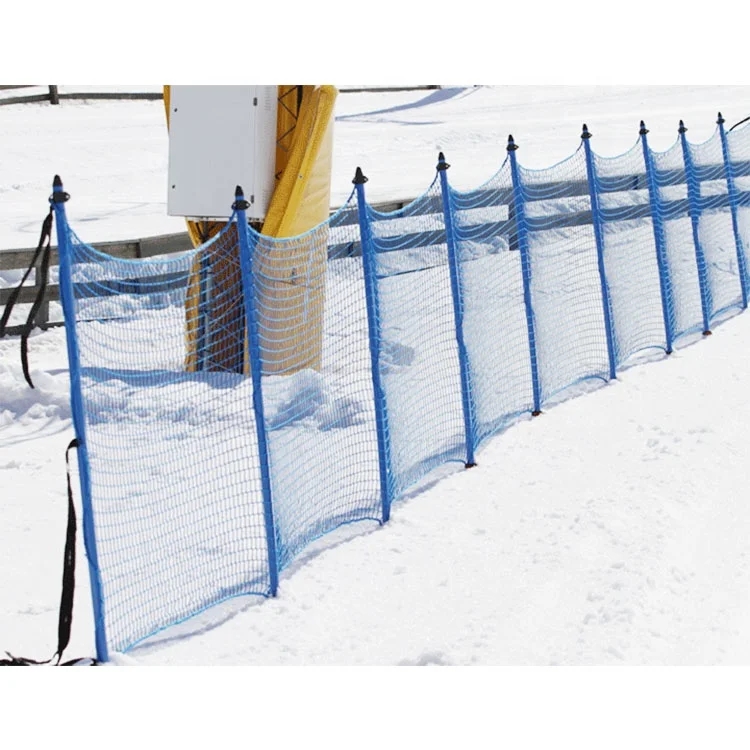 Light weight 5.0mm Braided Skiing Fence ski slope safety net for sports
