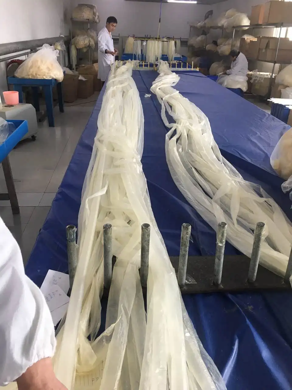 Patented technology dring Sausage Casing   It can be transported by air. It is hygienic
