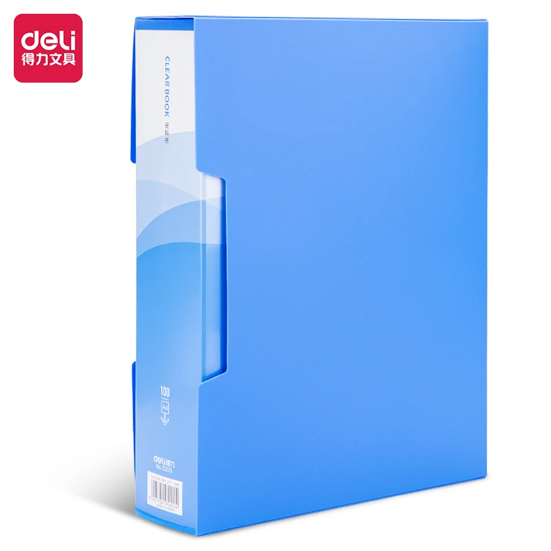 100 Pocket Protector Presentation Book A4 Size 200 Page Capacity Available for Report Sheets Artworks Music Sheet Clippings