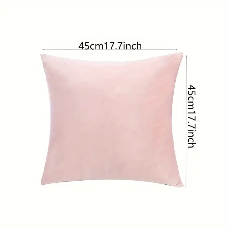 45*45 cm Blank Velvet Polyester Cushion Cover Love gift Throw Pillow Case Home Decor Wedding Decoration Pillowcase for Hotels