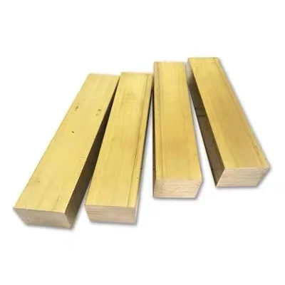 CuZn37 Brass Bar C2600 Flat Bar 99.9% Copper Bar Brass Block