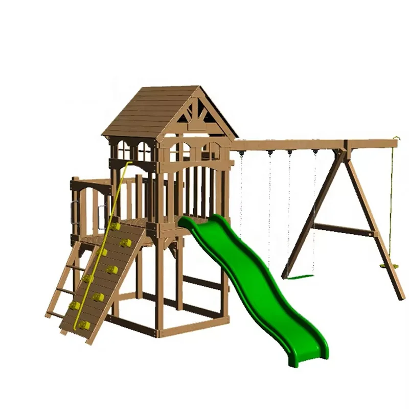 Supplier Factory Manufacturer Durable Wooden Kids outdoor Playground