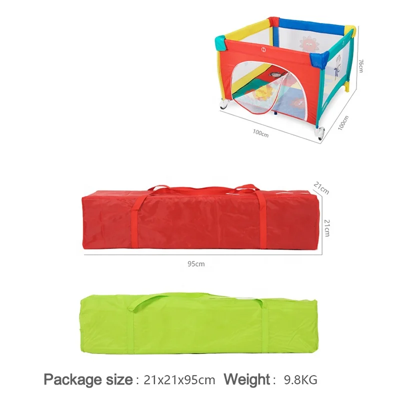 
Purorigin Folding baby safety playpen baby play fence baby safety play pen 