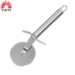 Easy to Use and Clean Super Sharp Pizza Slicer All stainless steel Pizza Cutter Wheel