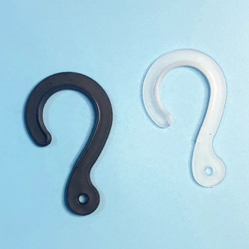 Black J Plastic hooks for sock packaging and hats display hanger hooks