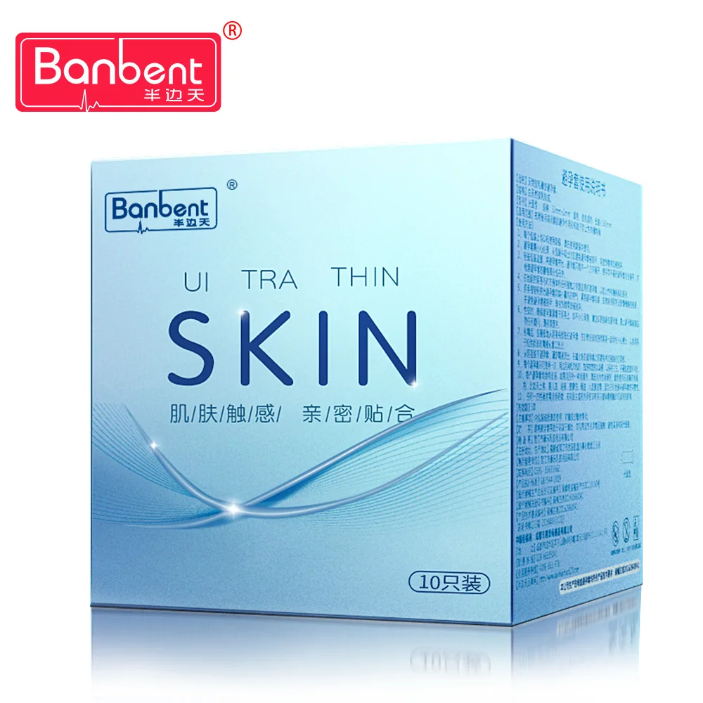 New Arrivals 10 ultra thin thread shaped blue condoms vending condoms  one condom