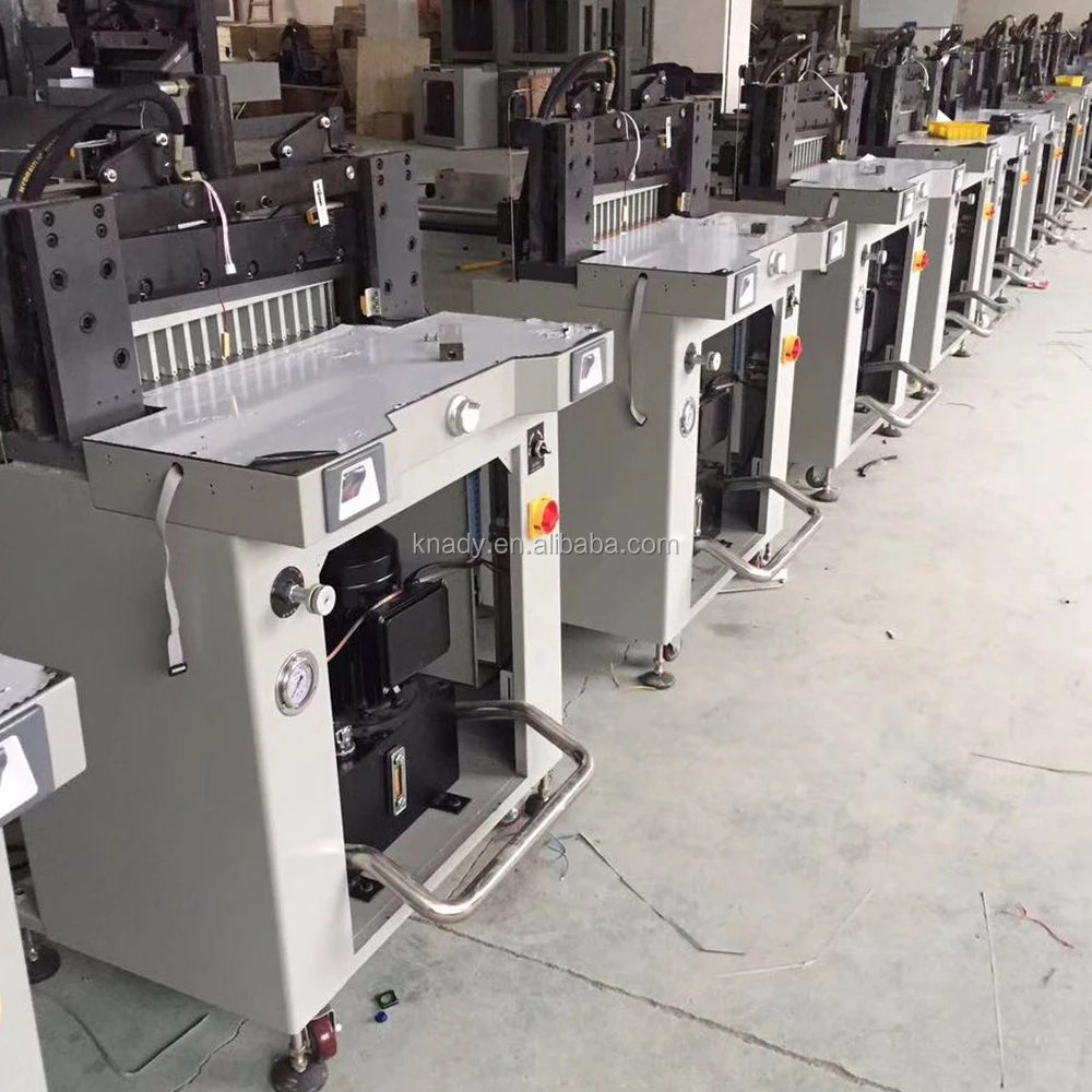 4606 520 electric hydraulic book cutter guillotine