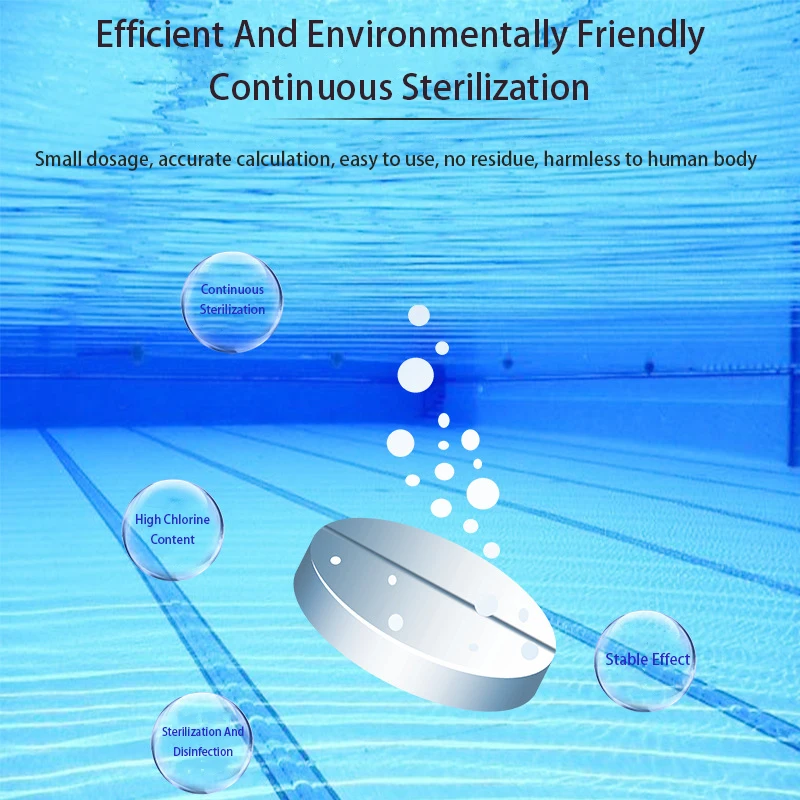 High Efficiency Swimming Pool Chemicals Treatment Chlorine Water Purification Tablets Industrial Grade Chlorine Tablets