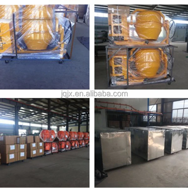 Low MOQ JQ 500L concrete cement mixer machine electric or diesel or gasoline engine home use Construction works