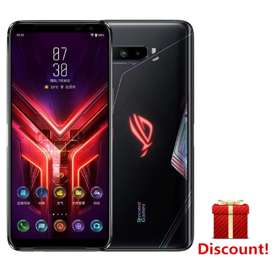 
 Новинка для ROG Phone 3 5G мобильный телефон 6,59 дюймов Snapdragon 865/865 Plus 6000 мАч 144 Гц игровой телефон  