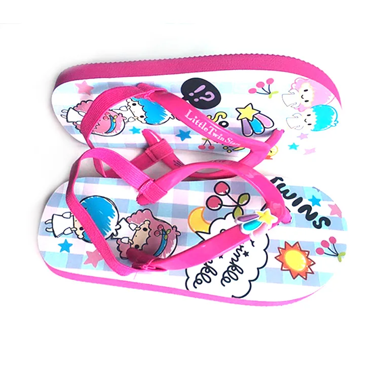 Пляжные дешевые красивые шлепанцы на заказ, детские шлепанцы для маленьких девочек, сандалии с задним ремешком, шлепанцы, тапочки, обувь