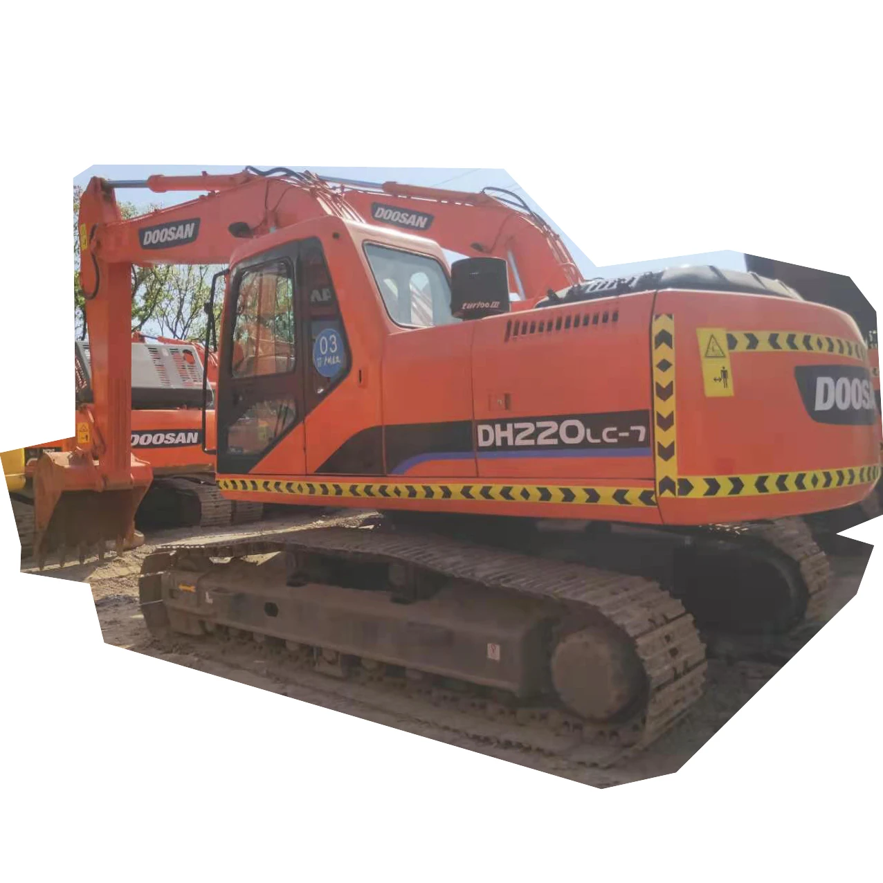 Doosan DH220LC-7 Used Excavator, DAEWOO DH220-7 DH210 DH225 Excavator 2015 2016