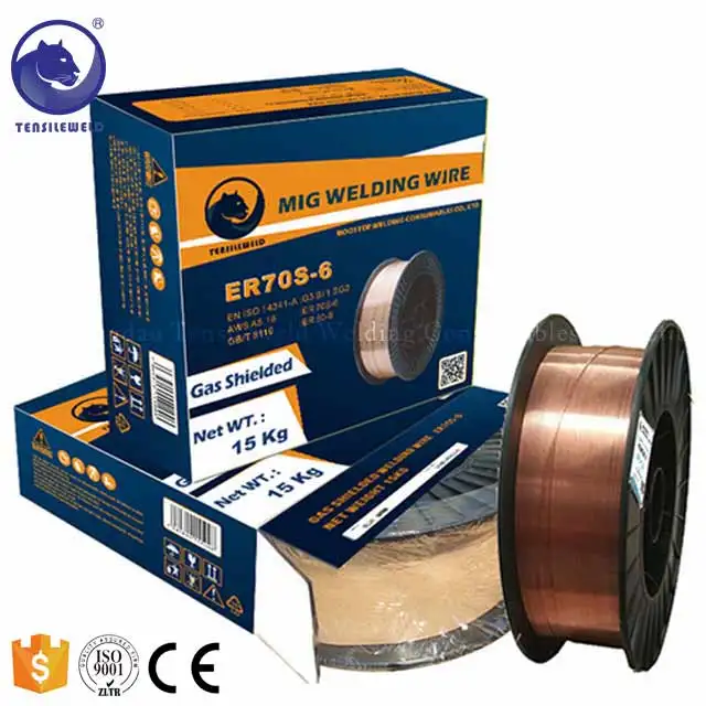 
1.2mm 15KG er70s-6 MIG copper welding wire 