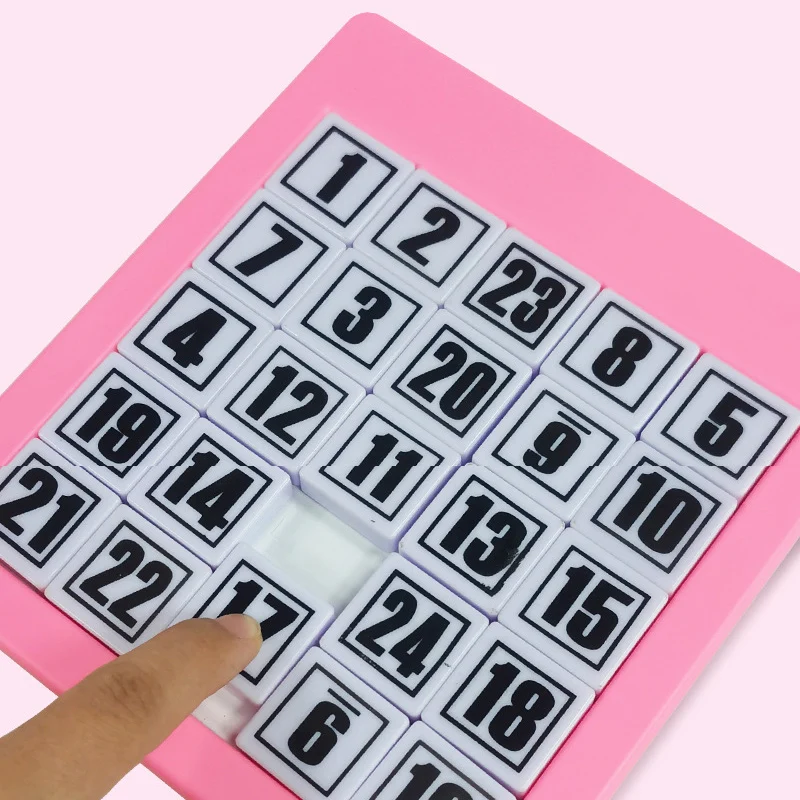 Klotski Game Huarong Road Board Math Game Early Educational  pegged puzzles Magnetic 15/24 piece Number Sliding Puzzle HH