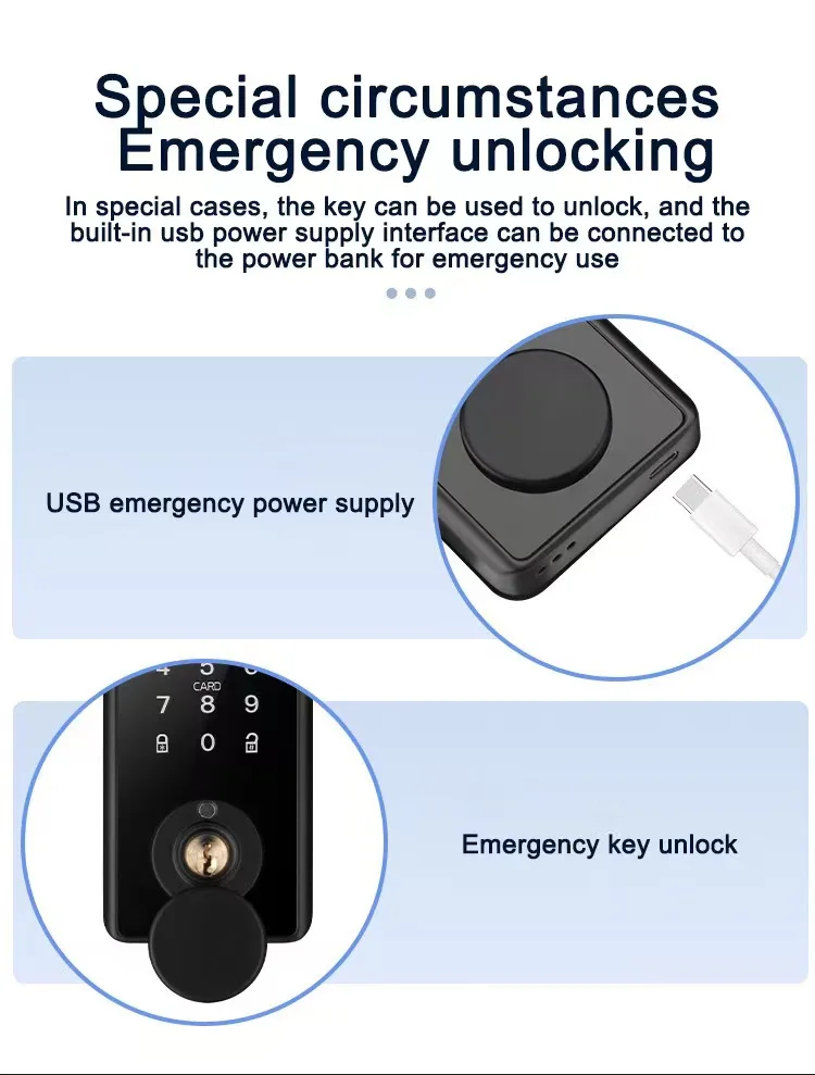 Sinovo Automatic Smart Fingerprint Deadbolt Door Lock With Keyboard Keyless Sliding Password Digital Tuya TT Door Lock