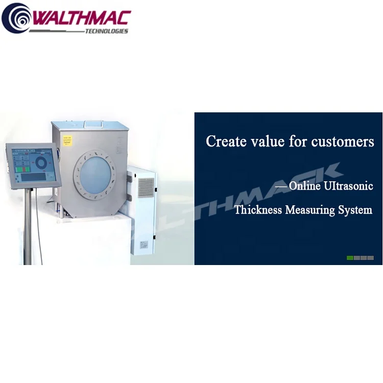 Ultrasonic thickness gauge HDPE Pipes Plastic Pipes Online Monitoring Wall Thickness Diameter Measuring Ultrasonic Meter Pipes