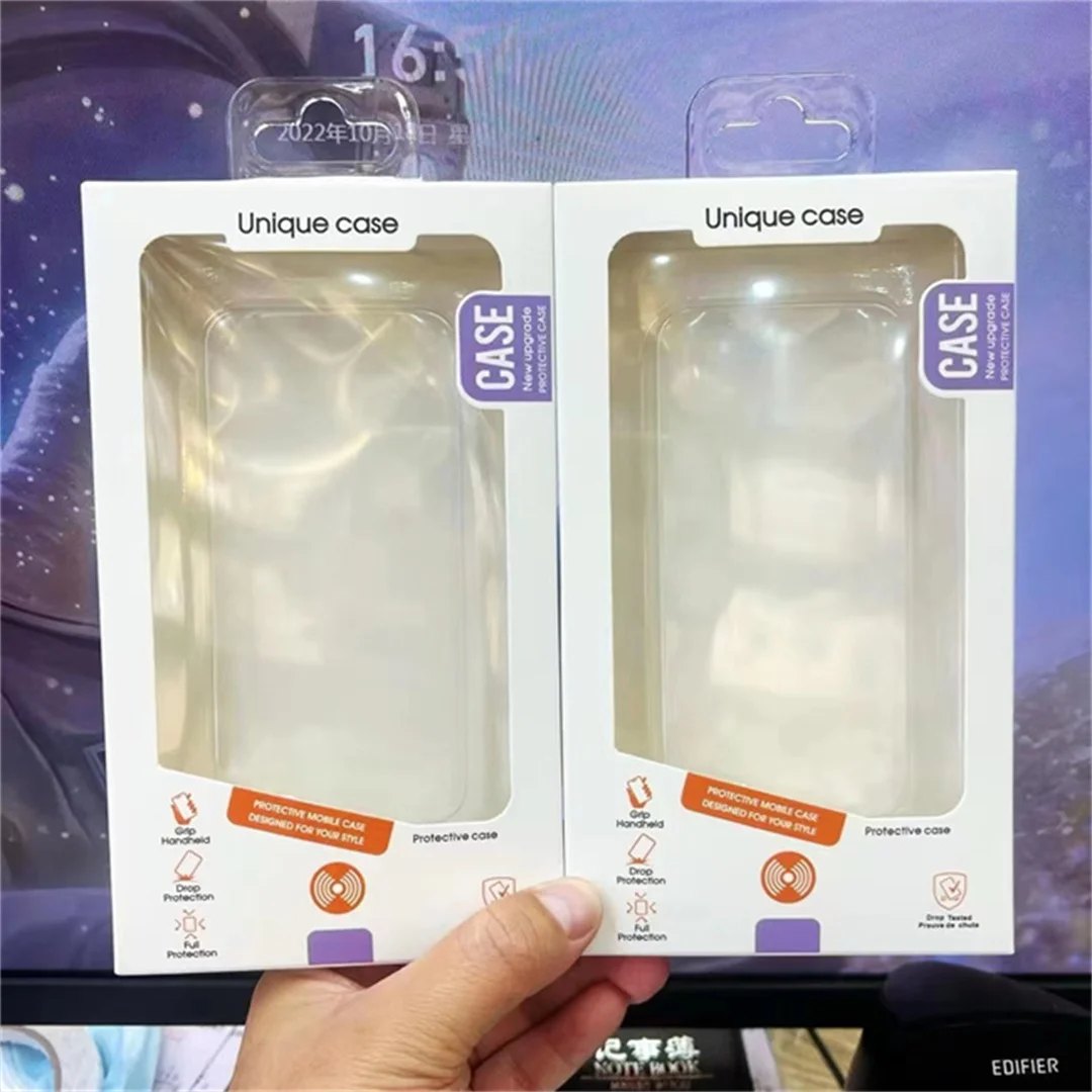 New Arrival Custom Cell Mobile Phone Case Retail Packaging Luxury Recyclable Printed Cell Phone Cover Gift Paper Box