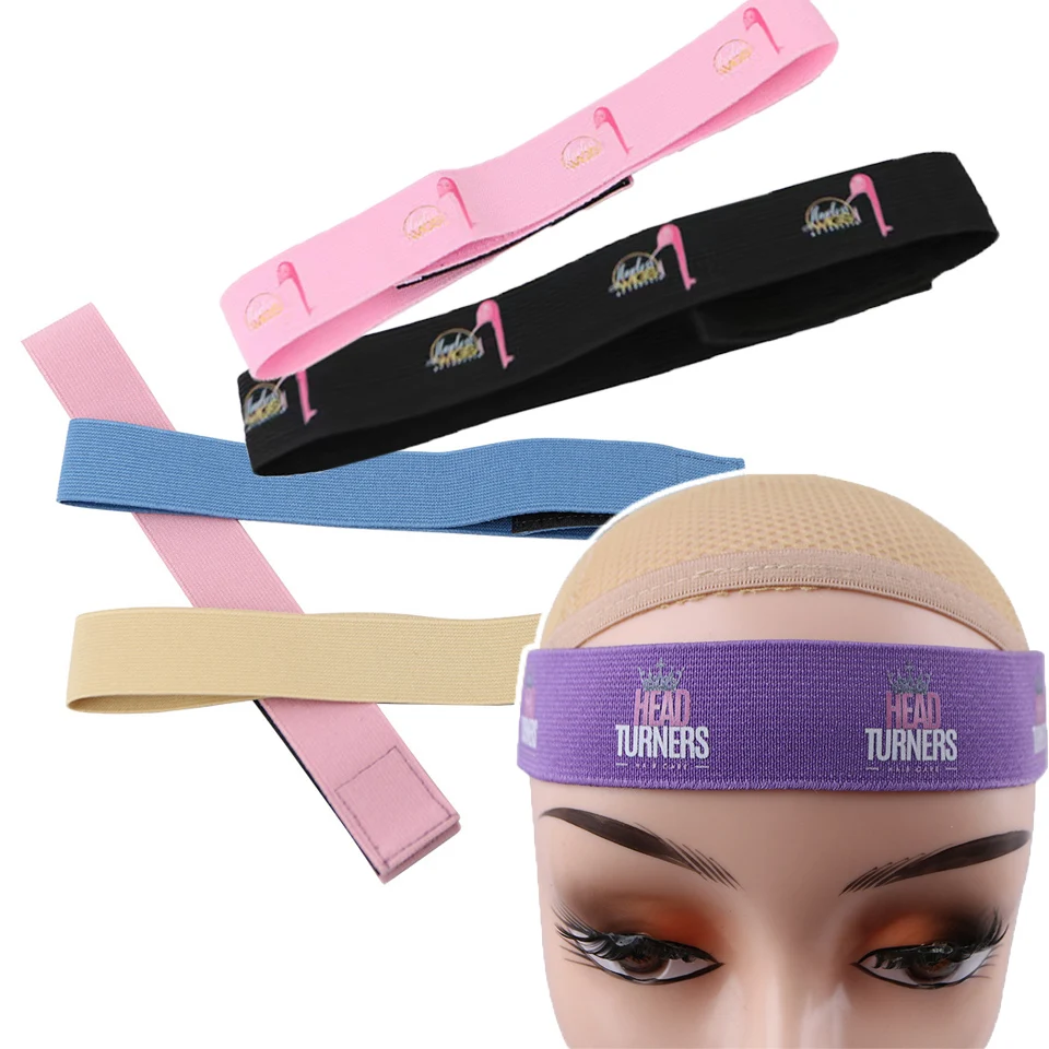 Printed Lace Adjustable Head Band  Women Girls Elastic  Edge Slayer For Wig Characters Head Band