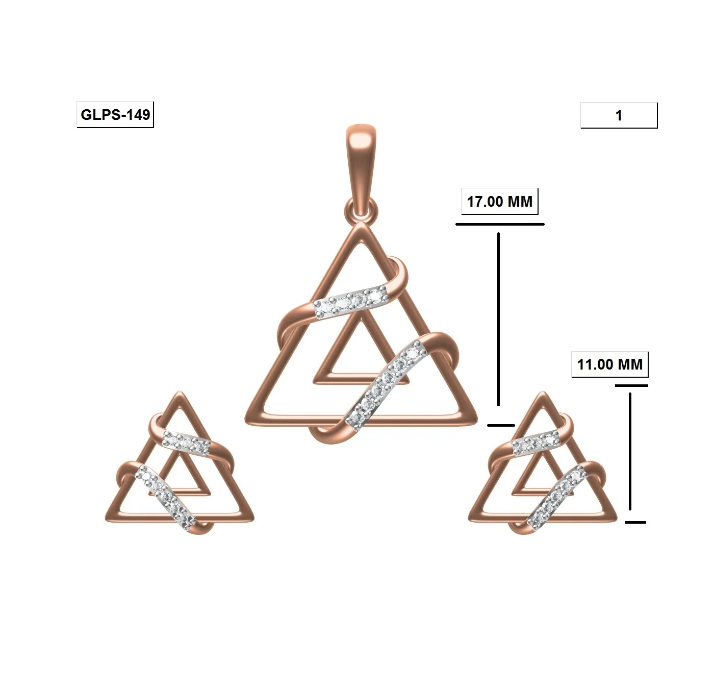 
Latest trend women jewelry set gold jewelry 18K including gold pendant set in 18k gold - Vietnam 