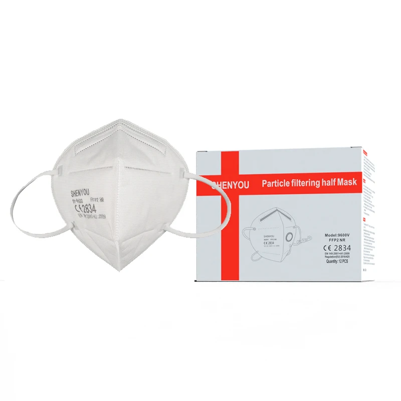 FFP2 Mask 20Pcs 5 Layer Cup Dust Safety Masks Disposable Particulate Respirator Against PM2.5 Fire Smoke Earloop Mask