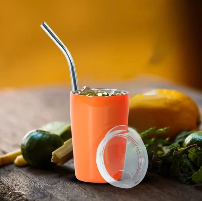 USA Wholesale 3oz Mini Double Wall Stainless Steel Tumbler Cup 12 Mixed Colors American Style Design with Lid Straw for Coffee