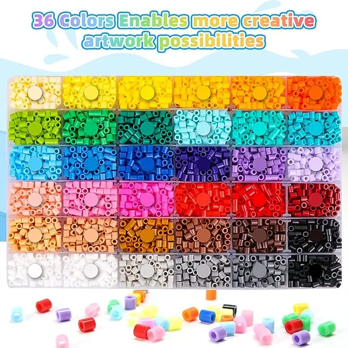 Wholesale 2.6mm Fuse Beads 1 kilogram per bag mini perler beads