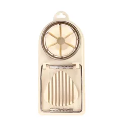 Egg Slicer Cutter 2 in 1 Egg Cutter Stainless Steel Stainless Steel Fruit Slicer for egg, Sausage,Kiwis