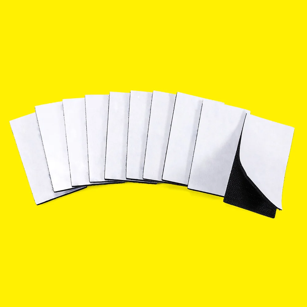Wholesale Self-Adhesive Hook and Loop Rolls Hook Sticky Touch Fastener Tape Heavy Duty Mounting Tape Traceless Adhesive Glue