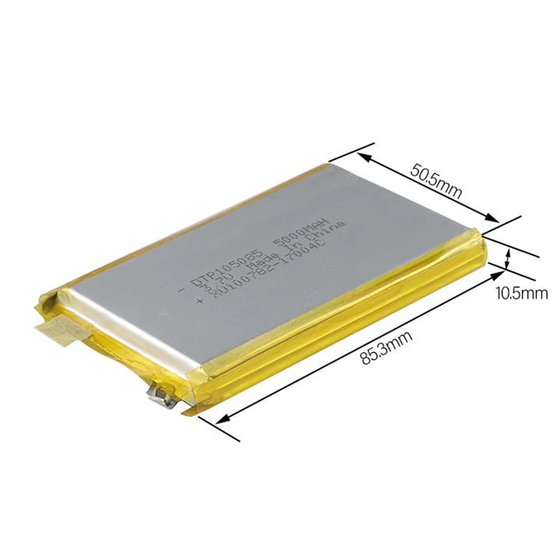 UL1642 Certified Lithium Polymer Battery Shenzhen Factory sufficient capacity Li Ion Battery 105085 5000Mah batteries cell