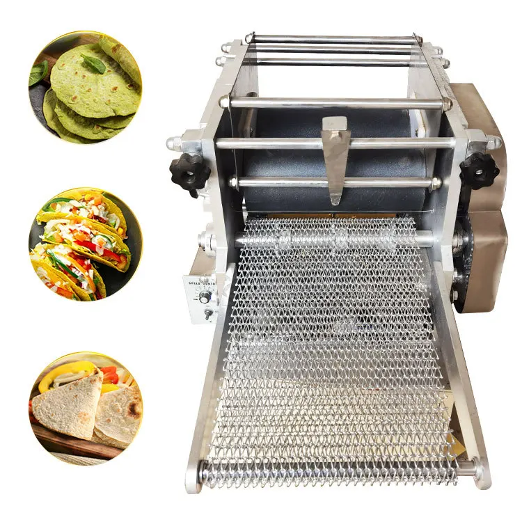 Automatic Chicken Breakfast Taco Wrap Crisp Press Burrito Maker Machine Grain Product Making Machine for Pita Tortilla Wrapper