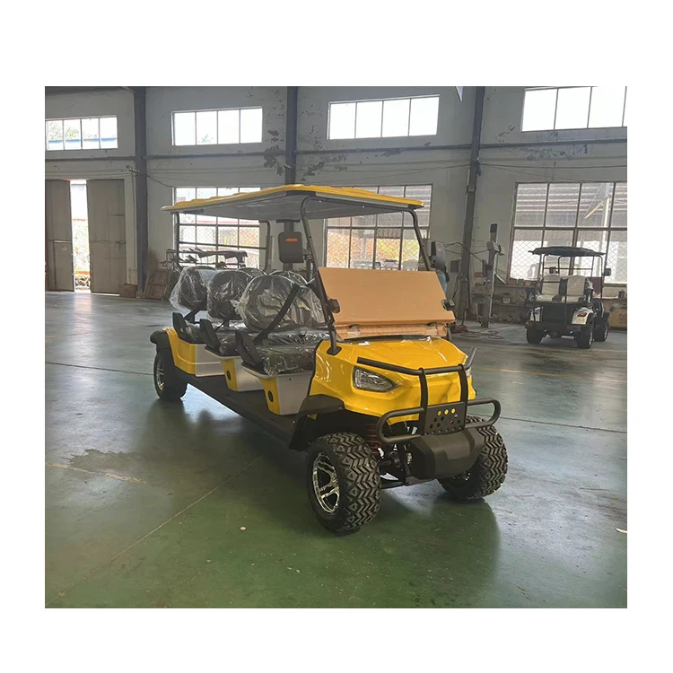 CAMP New Design 6 Seater Golf Cart Electric Motor 72v Battery Club Sightseeing Electric Golf car